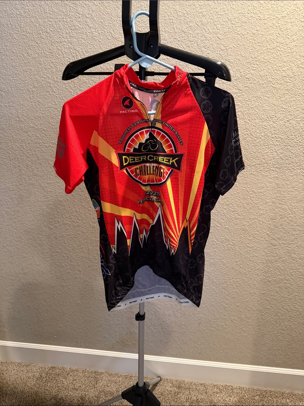 NWT Pactimo Deer Creek Challenge Men's Short Sleeve Cycling Jersey. L